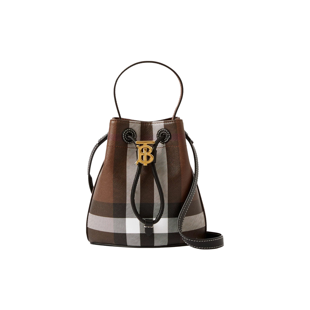 BURBERRY-Mini TB Bucket Bag